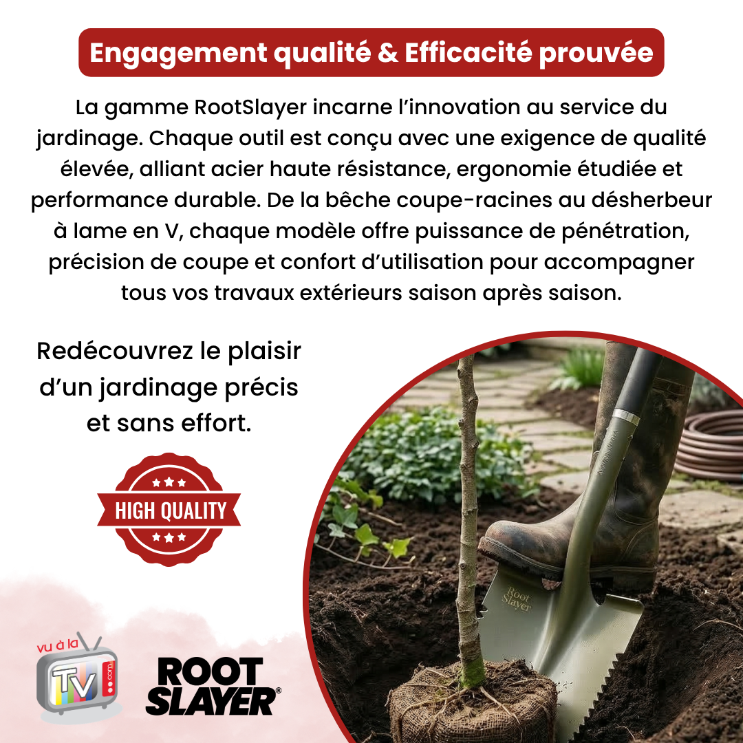 Rootslayer round shovel