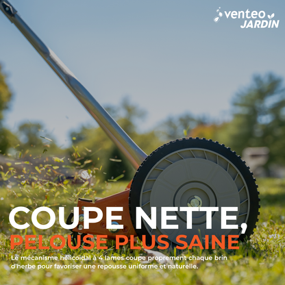 4-blade reel mower