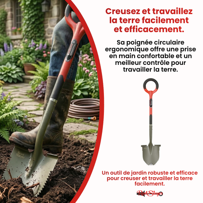 Rootslayer round shovel