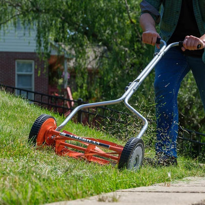 4-blade reel mower